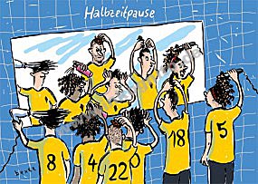 Halbzeitpause