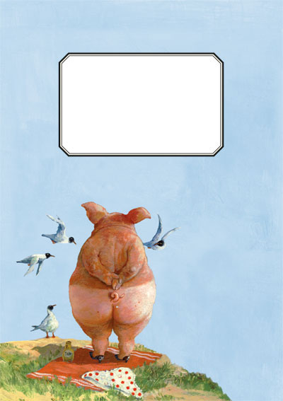 Thin booklet "Beach pig"