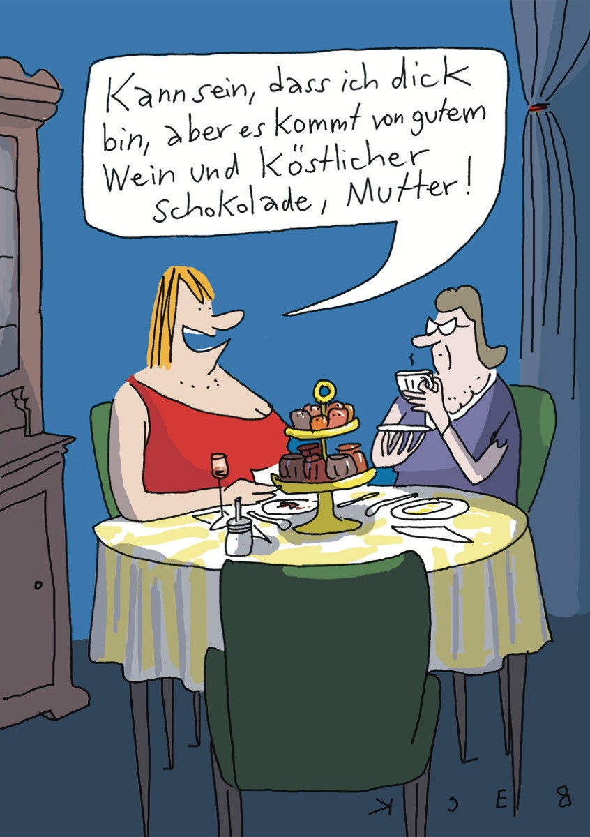 Wein und Schokolade