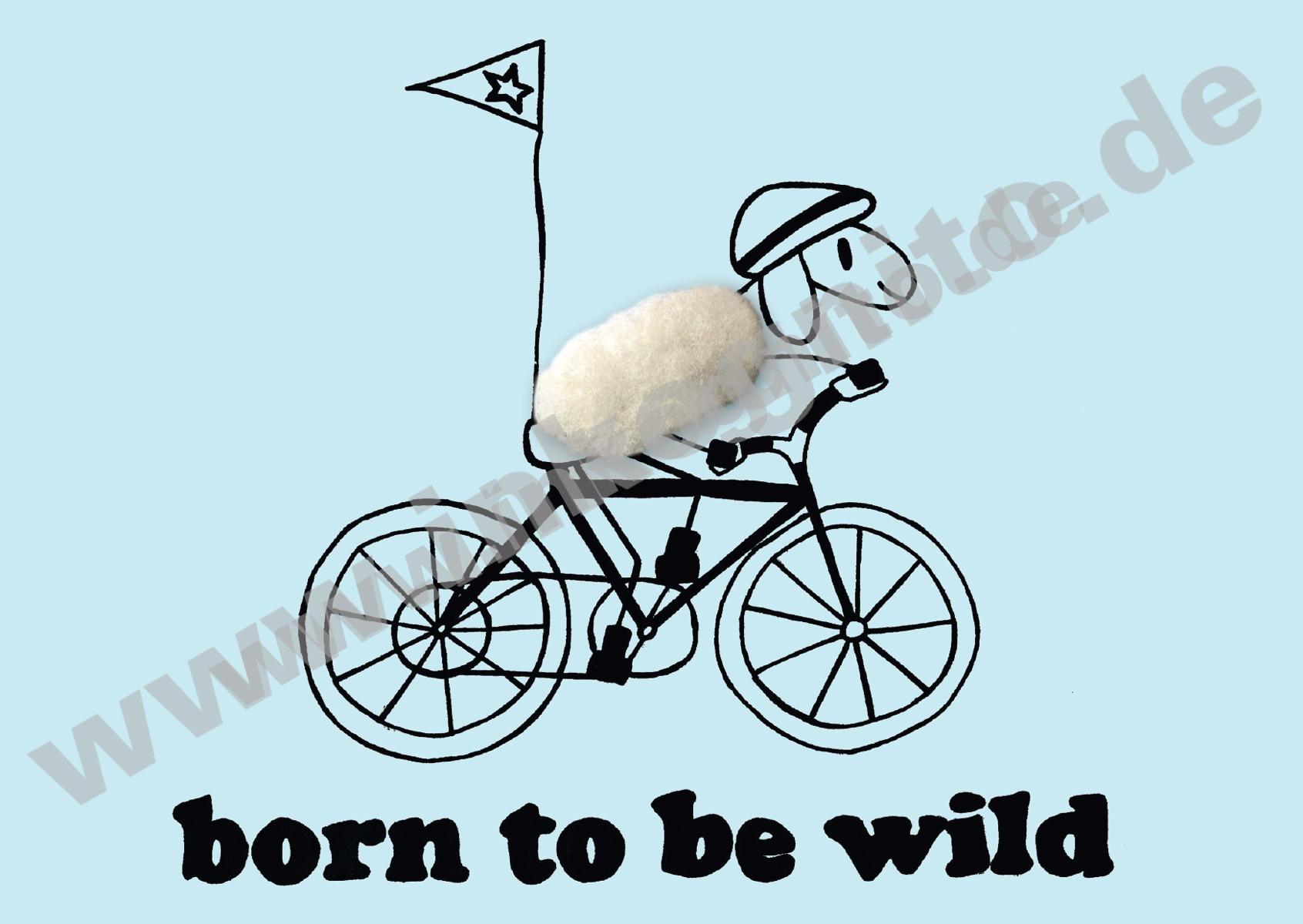 Plüschkarte "Born to be wild"