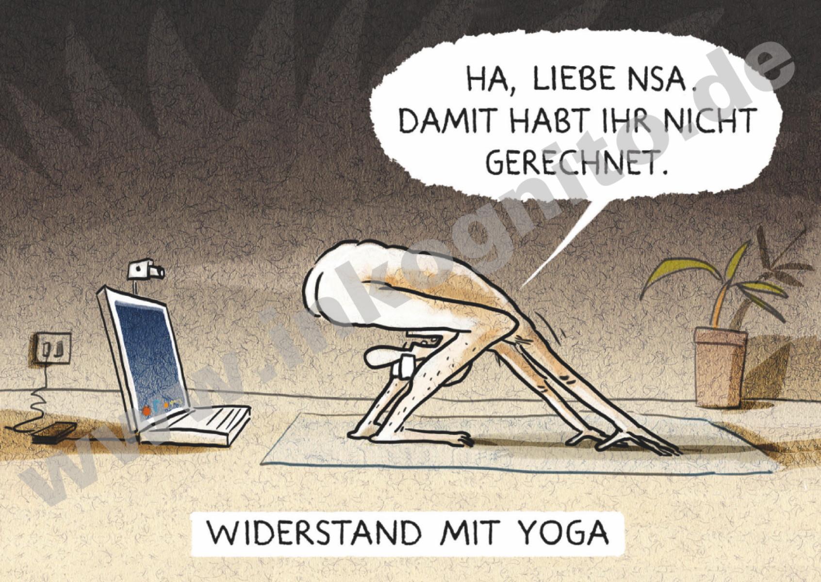Wiederstand mit Yoga