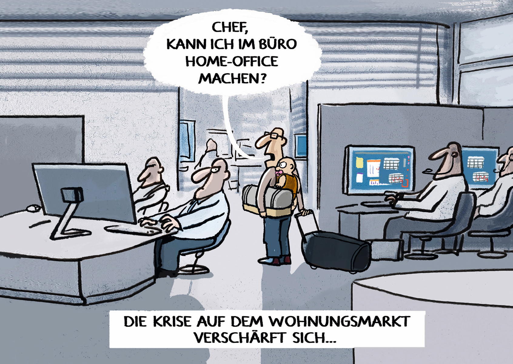 Krise auf dem Wohnungsmarkt
