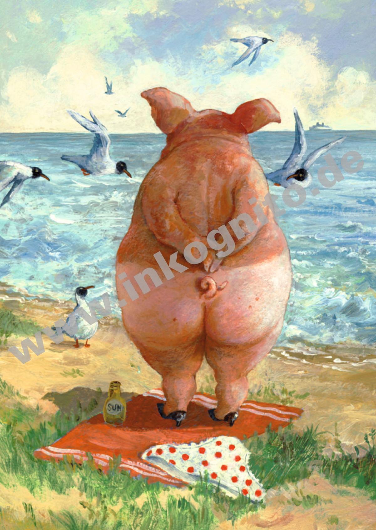 Beach pig