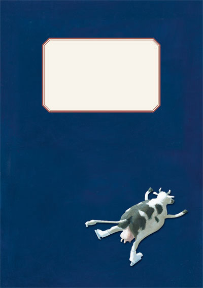 Thin booklet "Cow on ice"