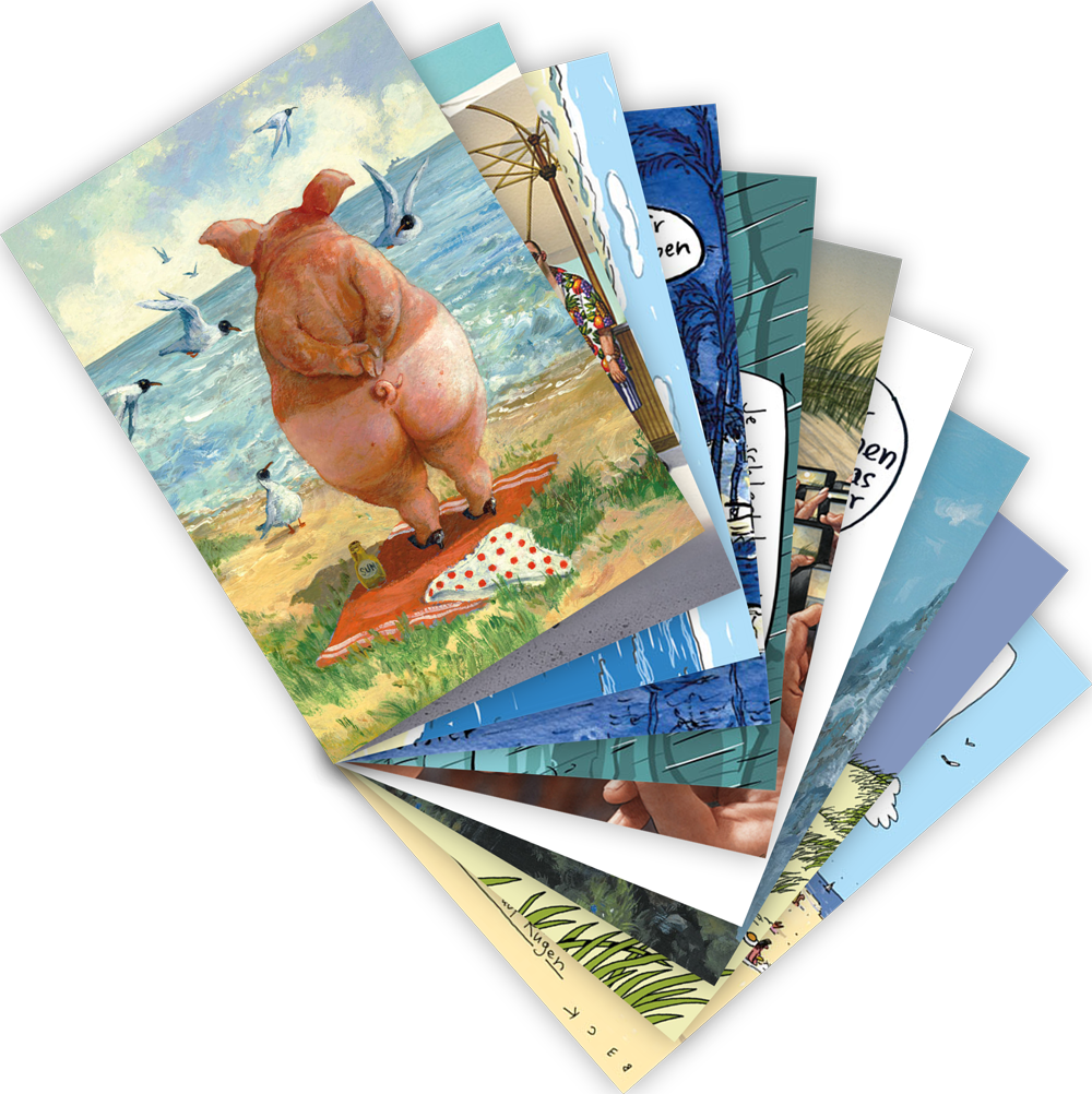 Postkarten-Set "Urlaub"