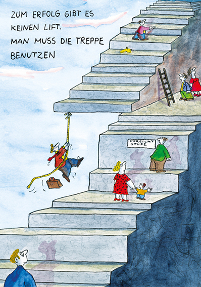 43001 Treppe zum Erfolg
