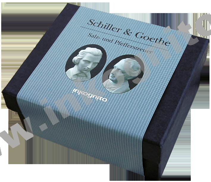 Salz- und Pfefferstreuer Schiller & Goethe