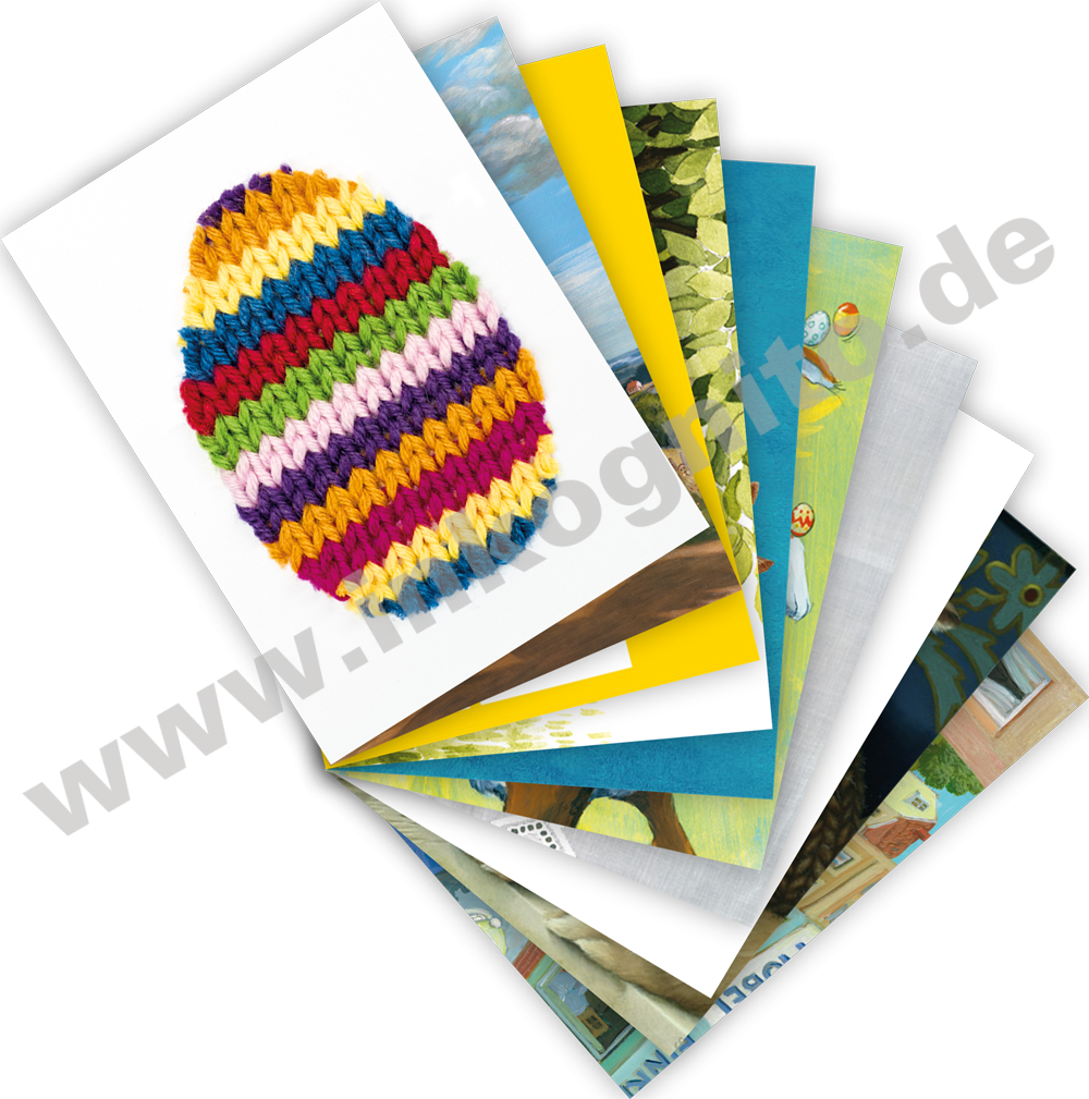 F_0884_ Postkarten-Set "Ostern"