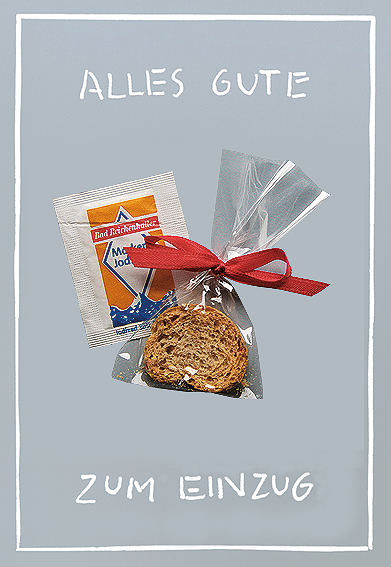 Minigeschenkkarte "Alles Gute zum Einzug"