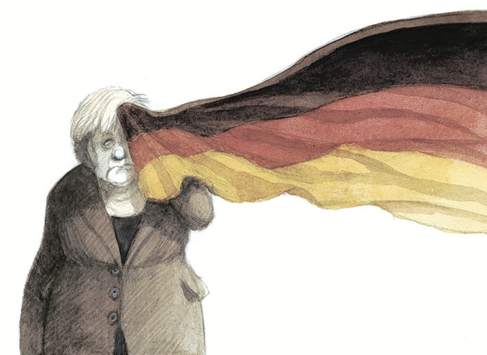 Merkel flag