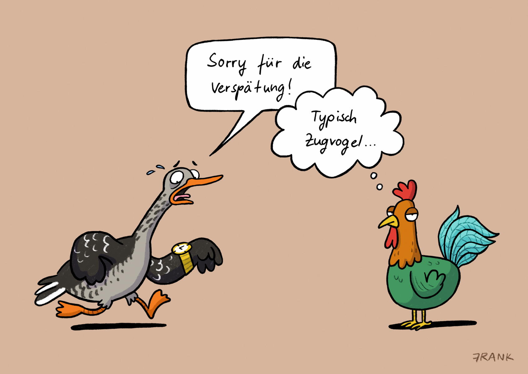 Typisch Zugvogel