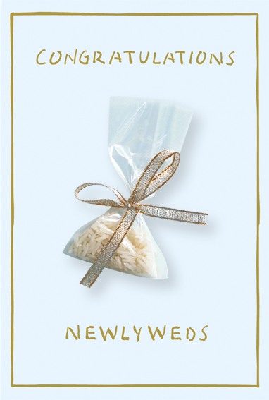 45591 Minigeschenkkarte "Congratulations Newlyweds"