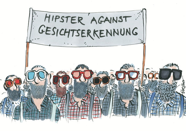 14494 Hipster against Gesichtserkennung