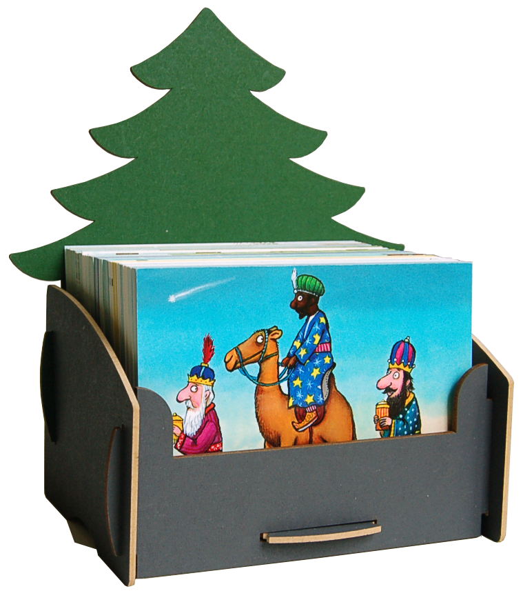 Postkarten-Tresenbox Weihnachten