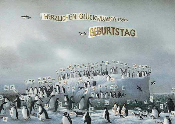 Geburtstag / Pinguine