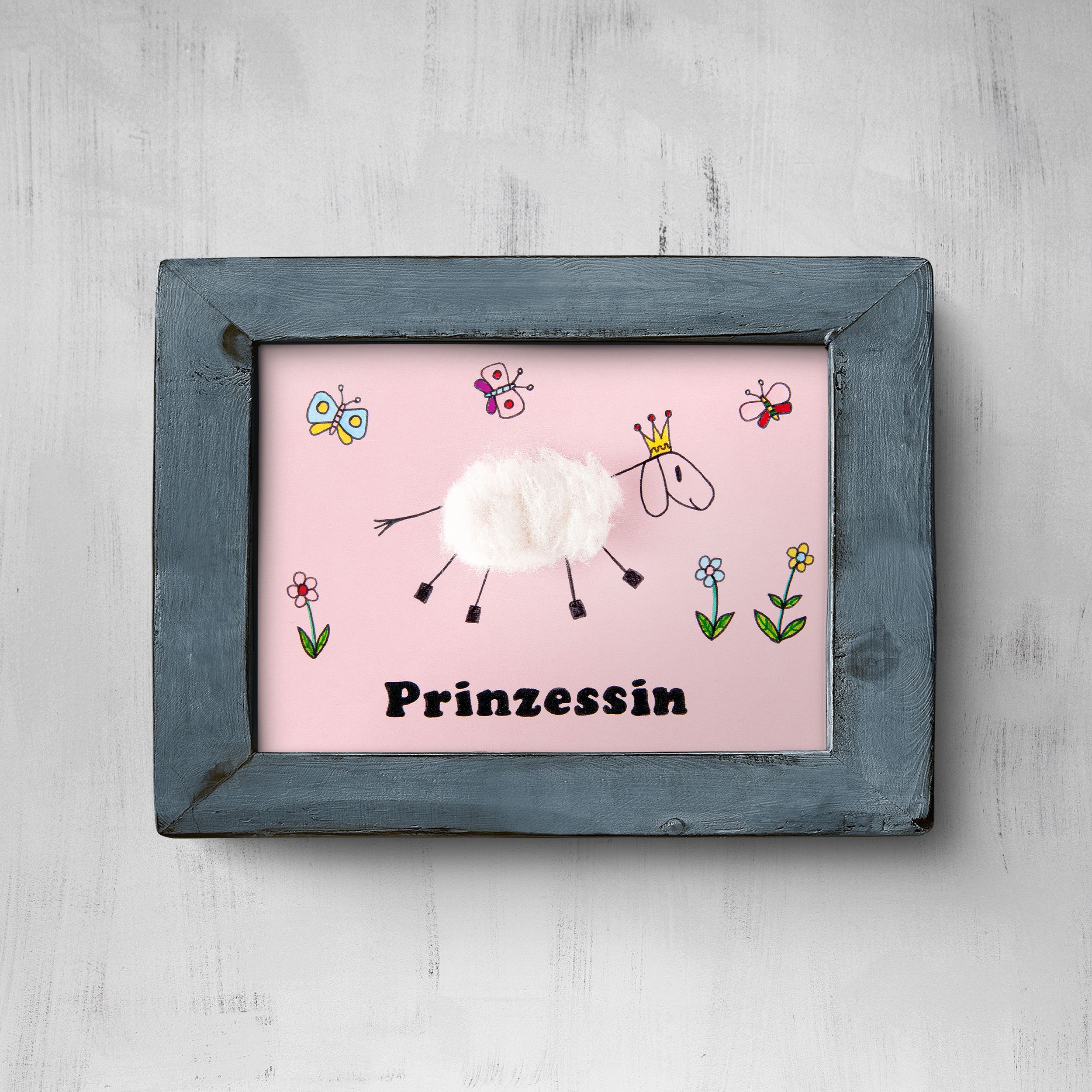 Plüschkarte "Prinzessin"