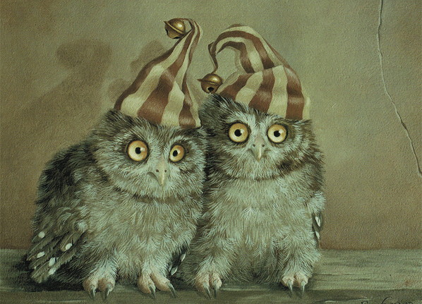 Happy owls