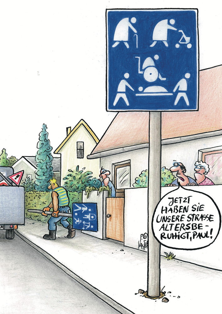 Altersberuhigt