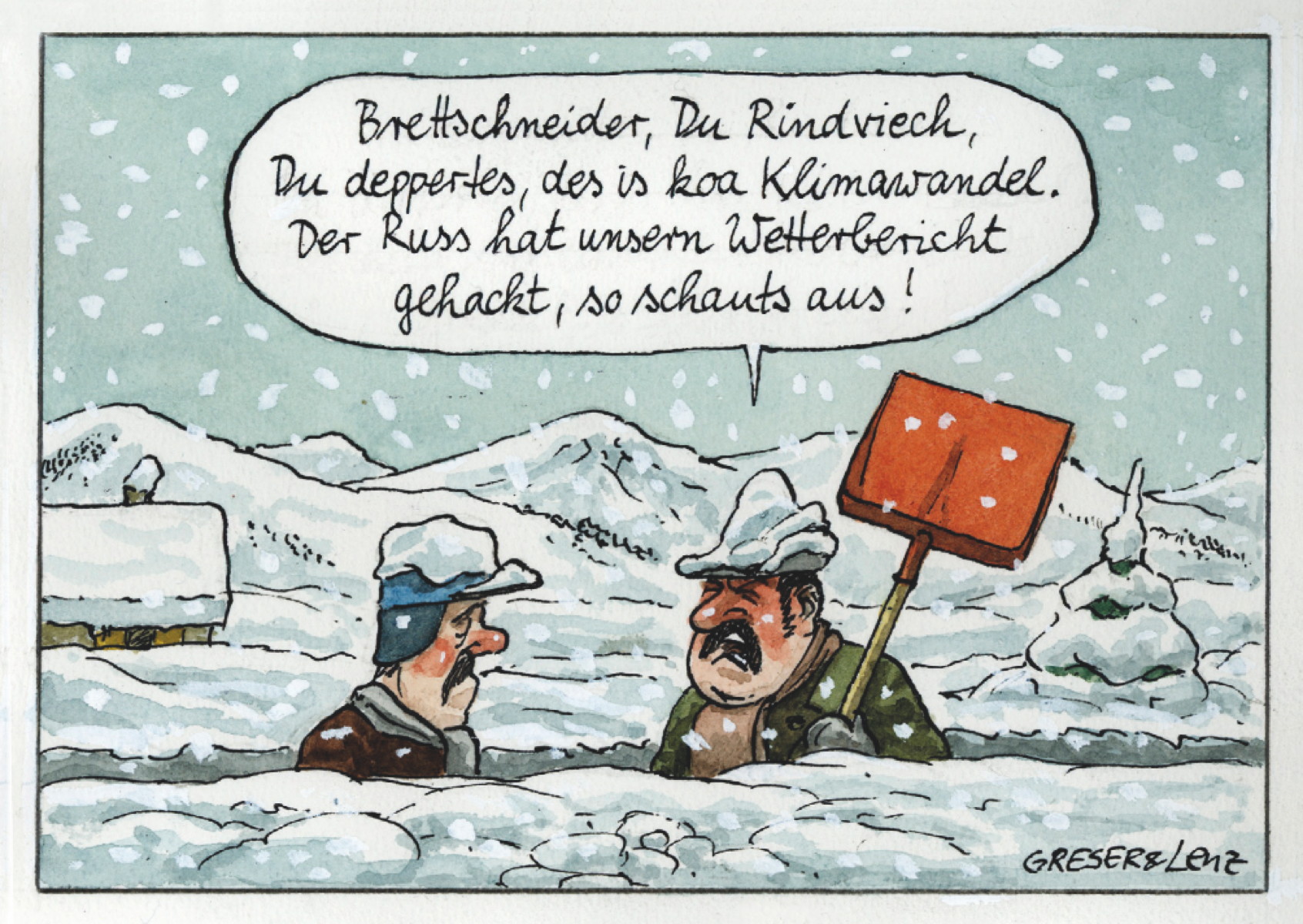 Schneechaos