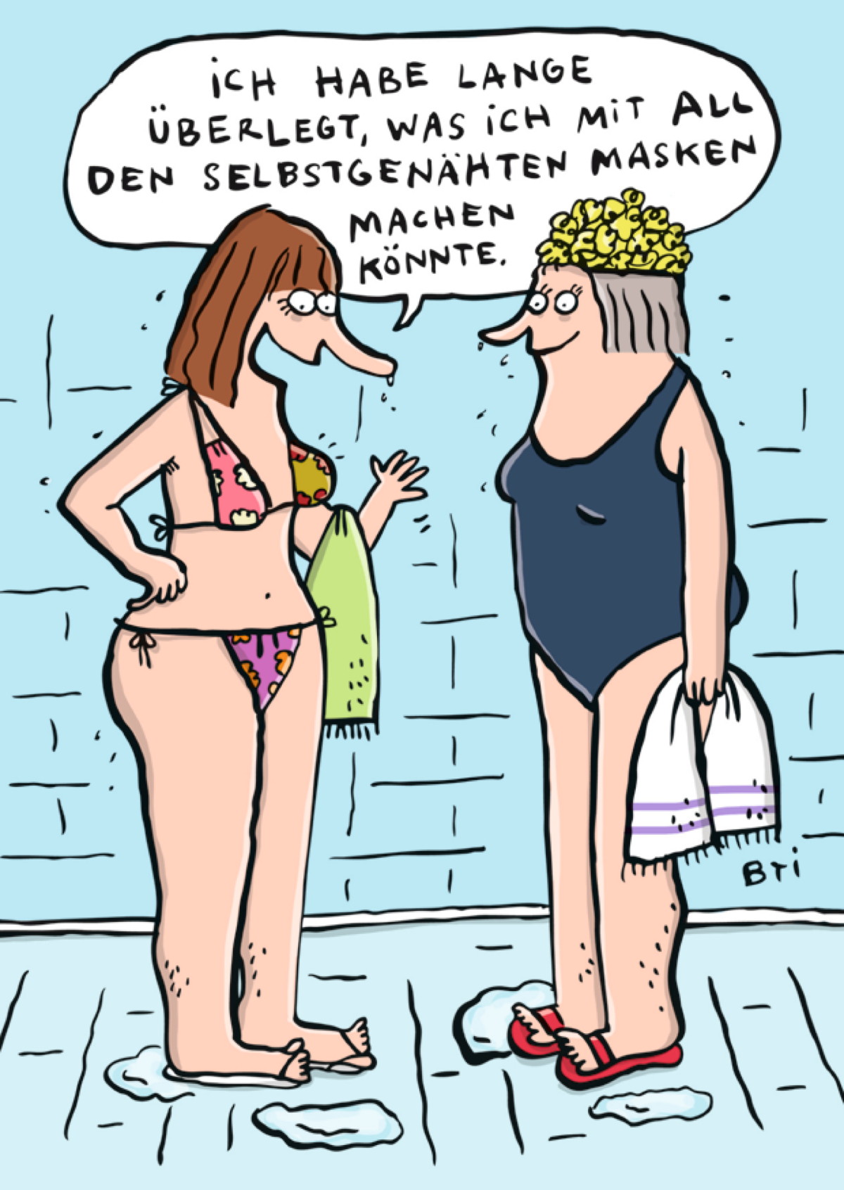 Masken-Bikini