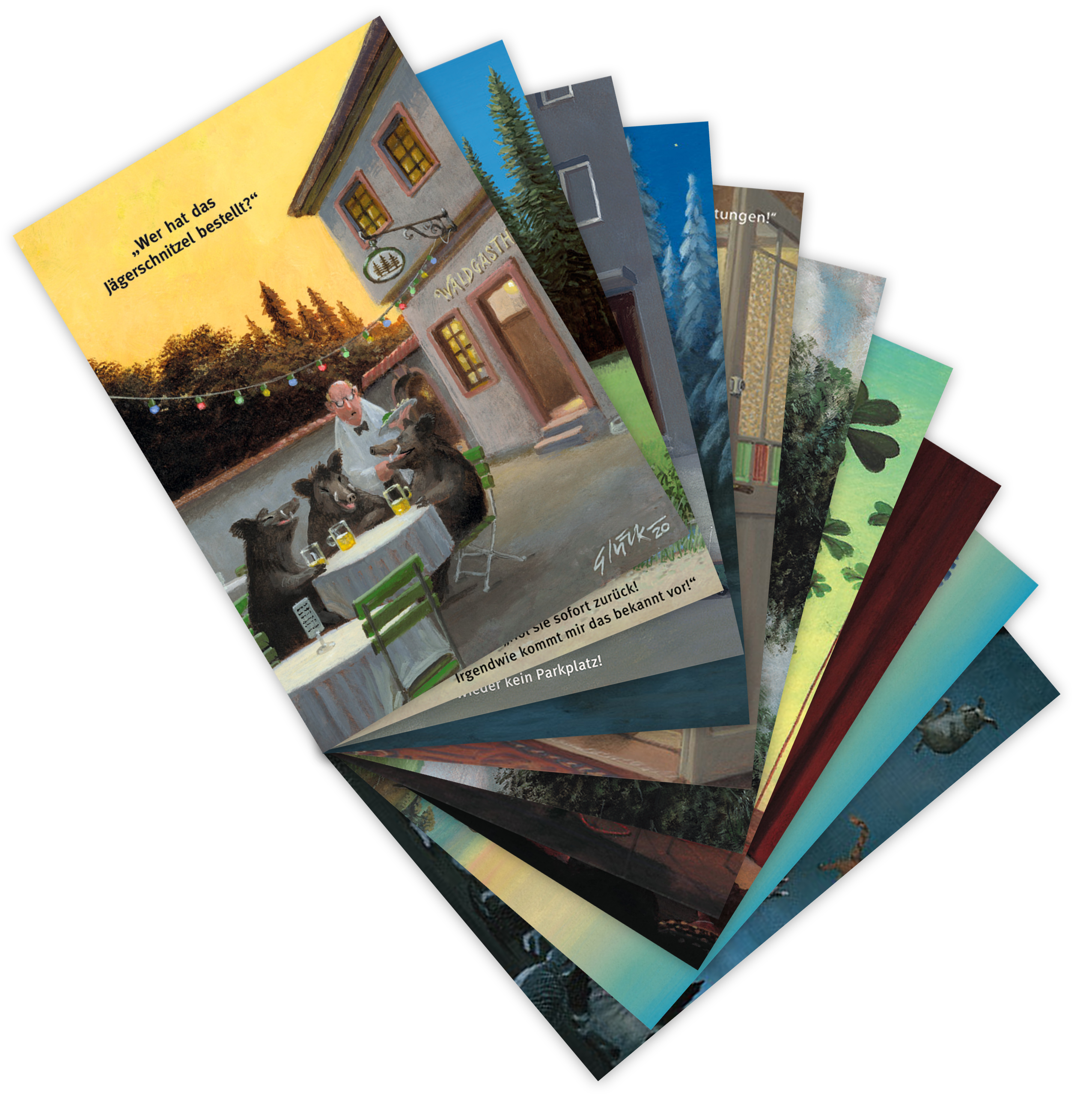 Postkarten-Set "Gerhard Glück"
