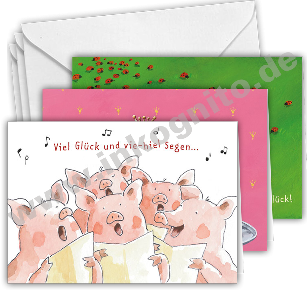 New Year&lsquo;s Eve-Notecard-Set