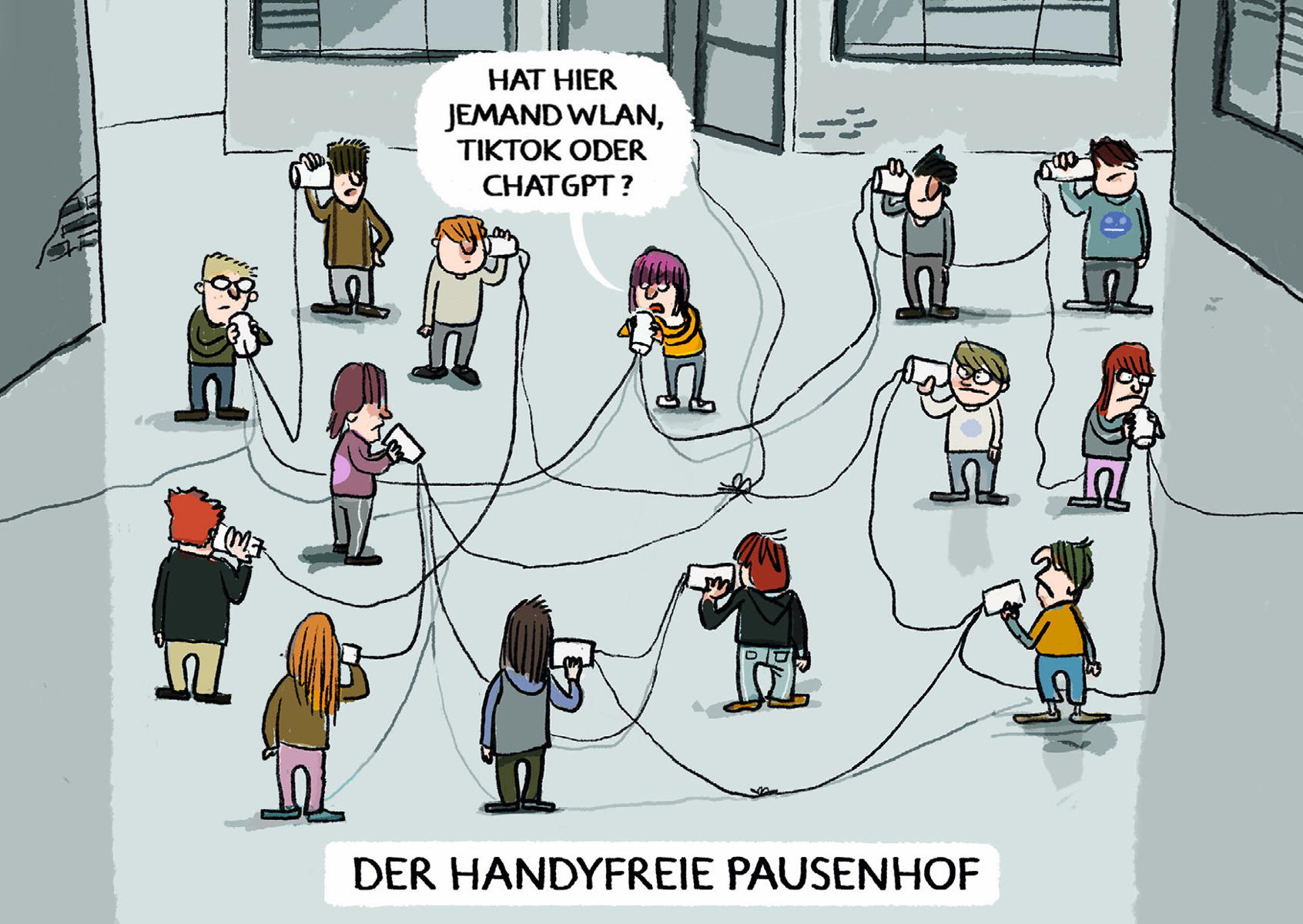 Der handyfreie Pausenhof