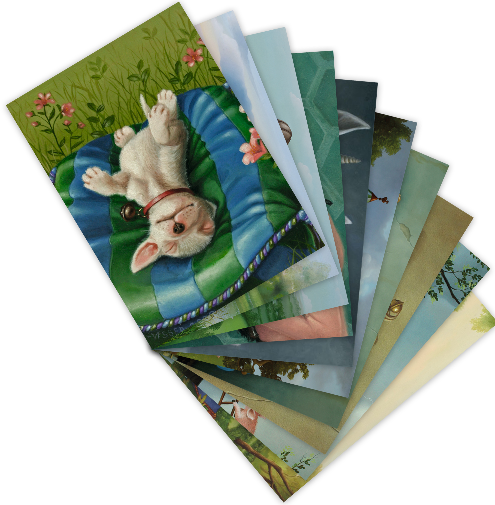 Postkarten-Set "Tiere"