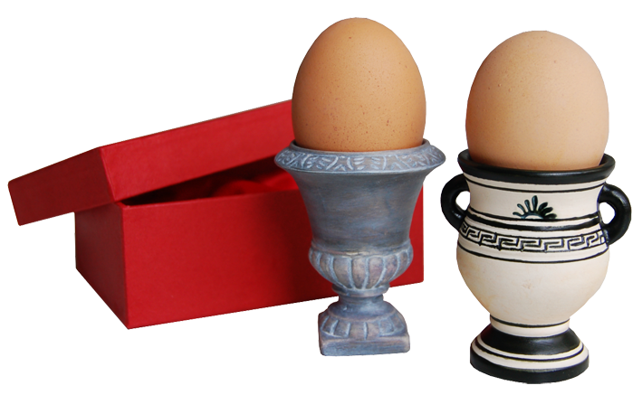 Egg cup "Amphoras"