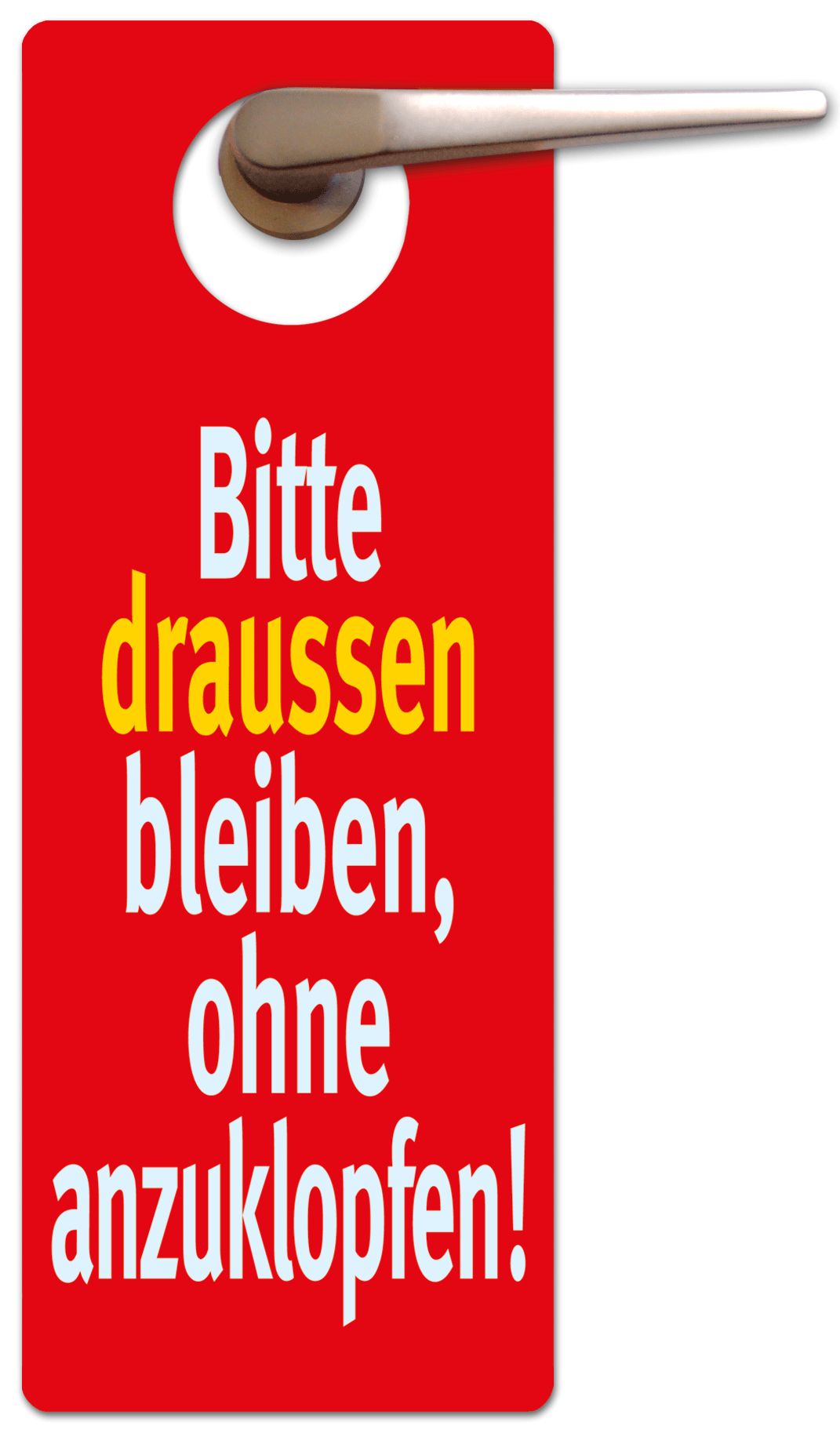 Bitte draußen bleiben