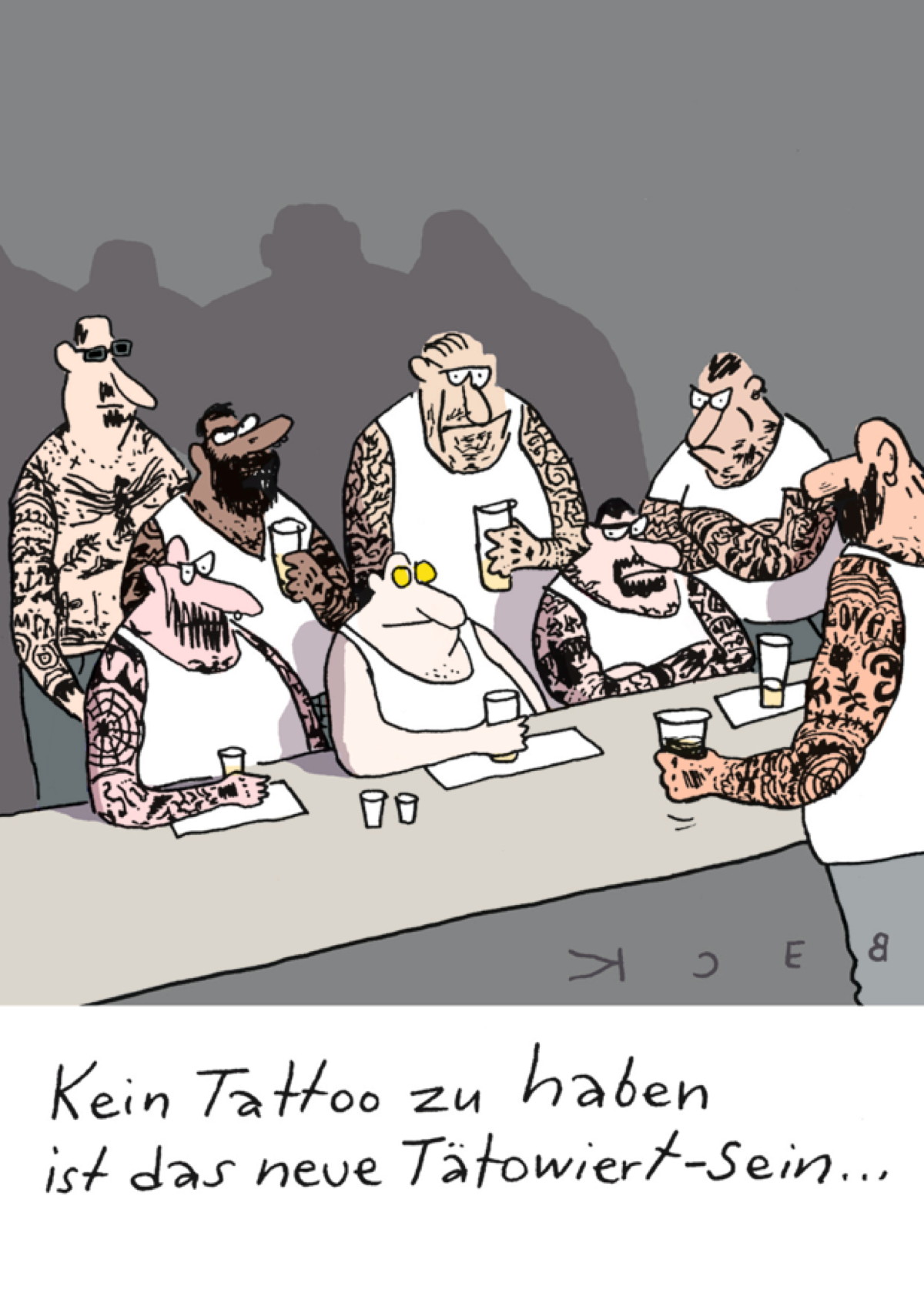 Kein Tattoo