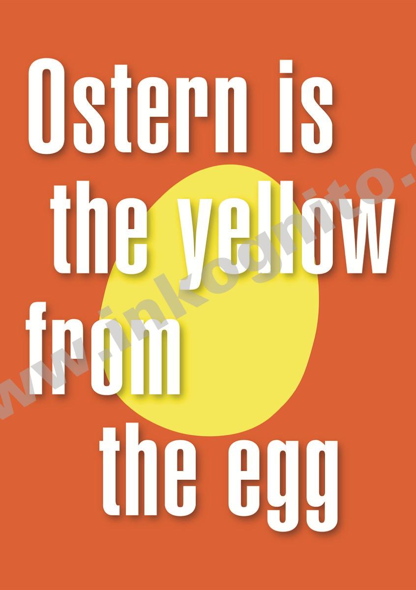 Yellow from the egg
