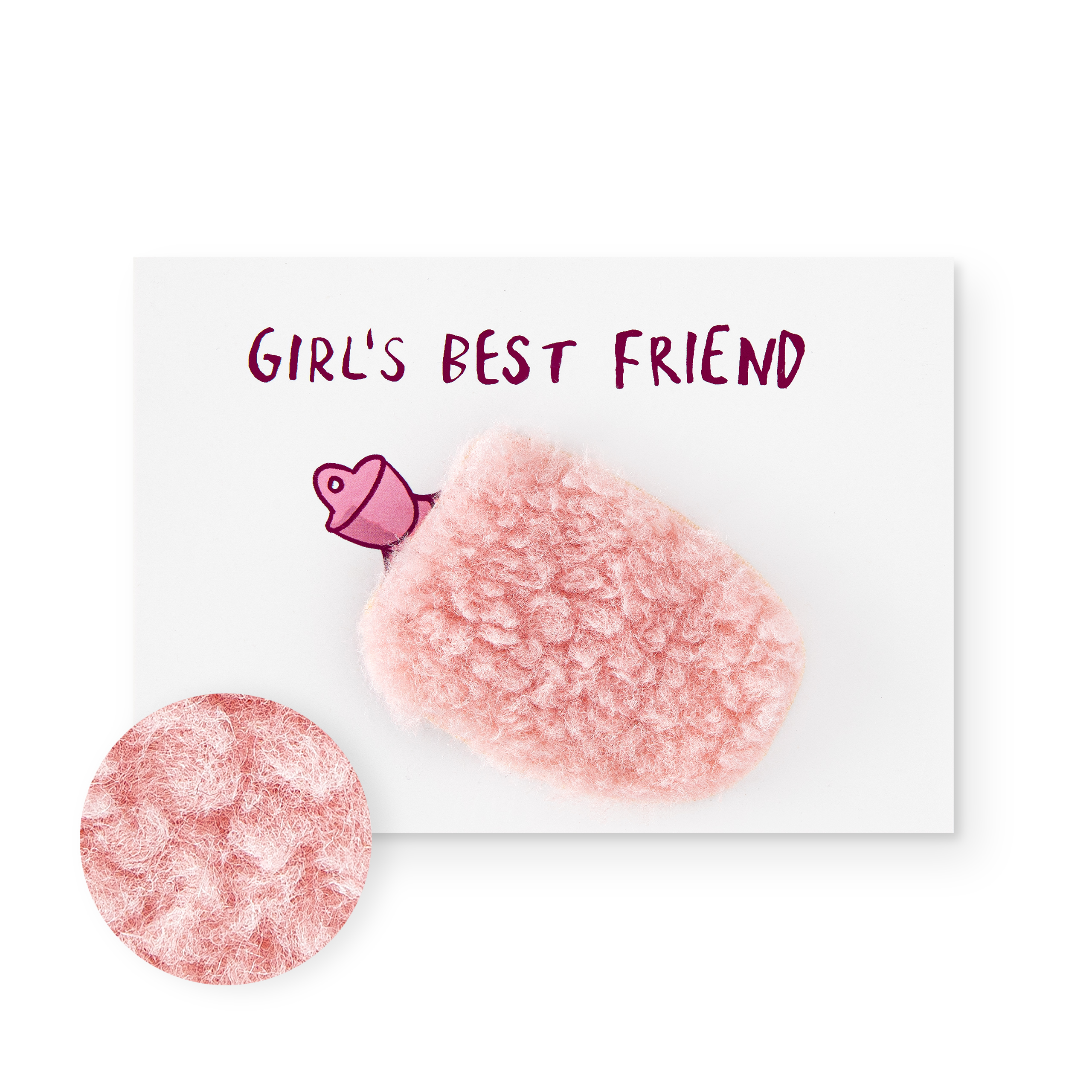 Plüschkarte "Girl's best friends" 