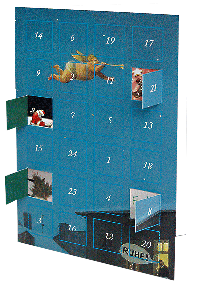 KD Advent calendar card