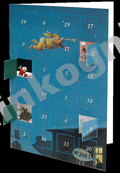 KD Advent calendar card