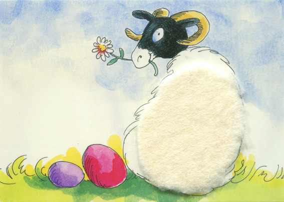 Plush card "Sheep for you"