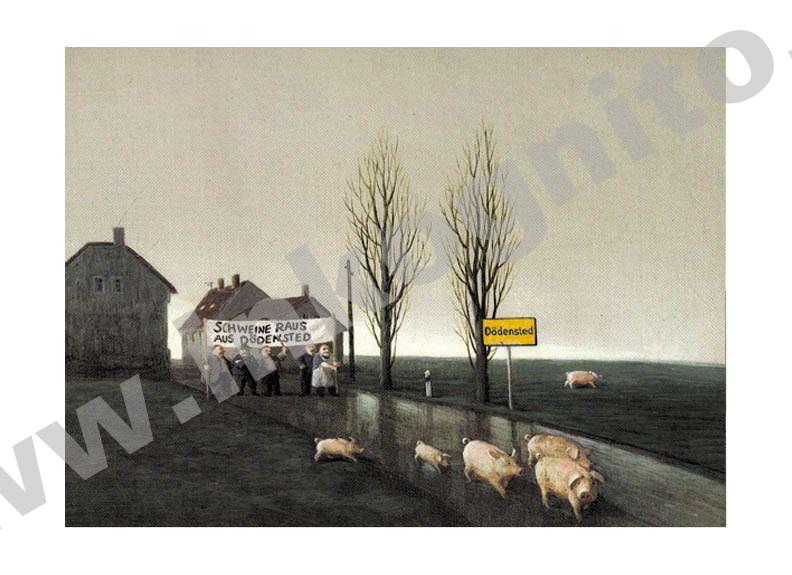 Poster "Schweine raus aus Dödenstedt"