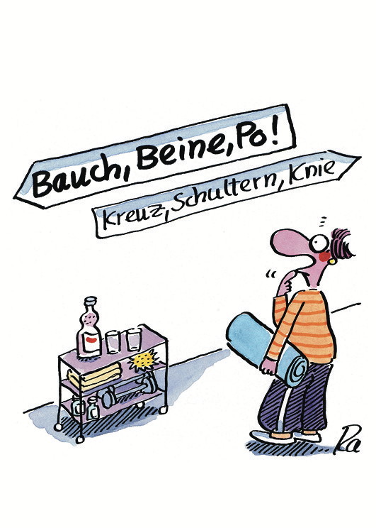 Bauch; Beine; Po