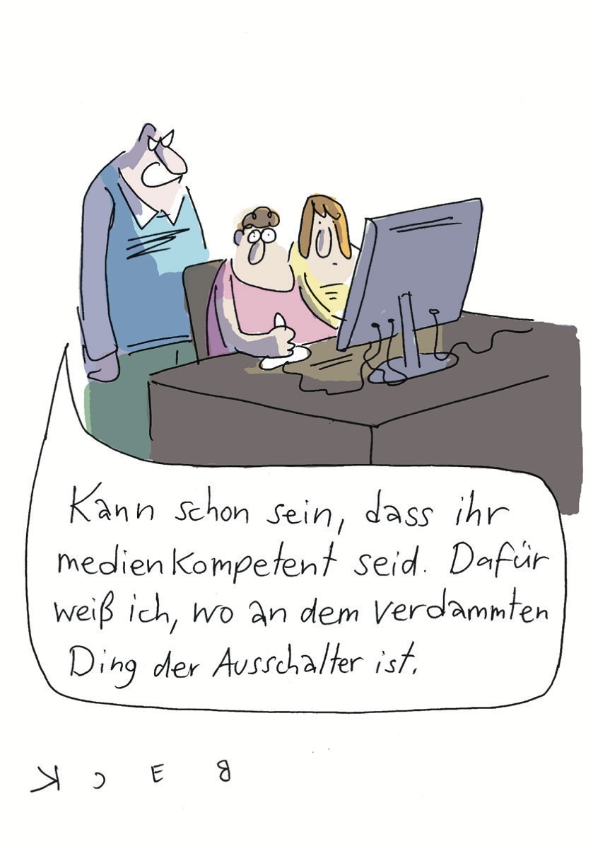 Der Ausschaltknopf