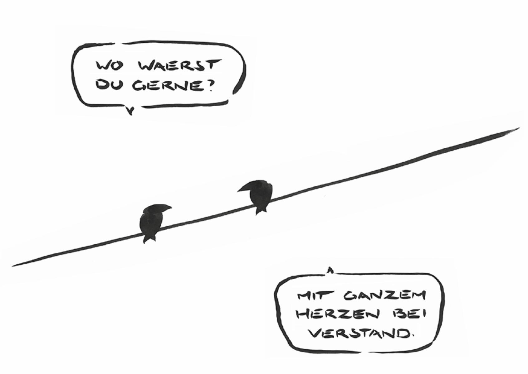 Mit ganzem Herzen bei Verstand