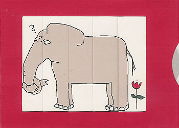 Sliding card "Elephant"