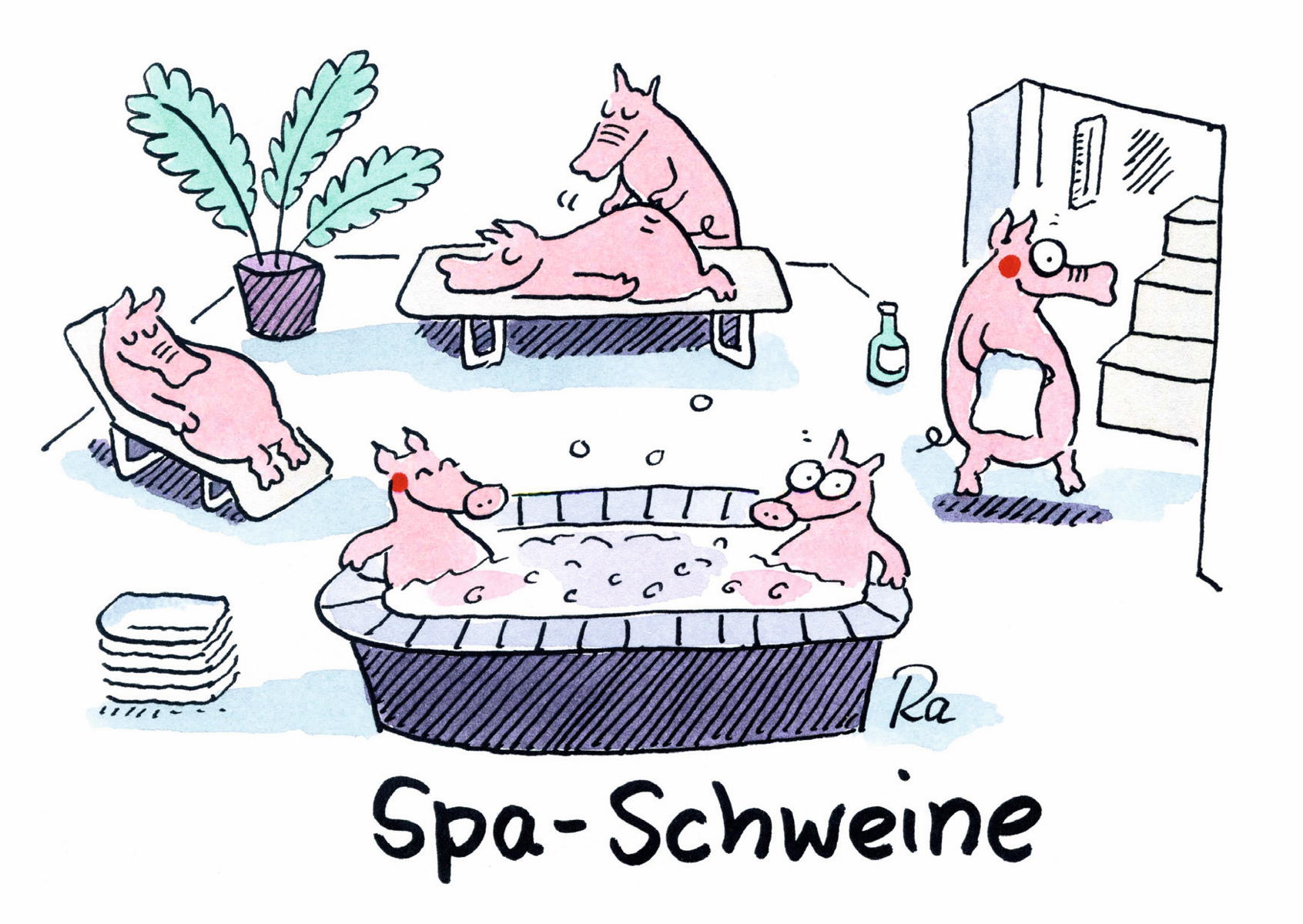 Spa-Schweine