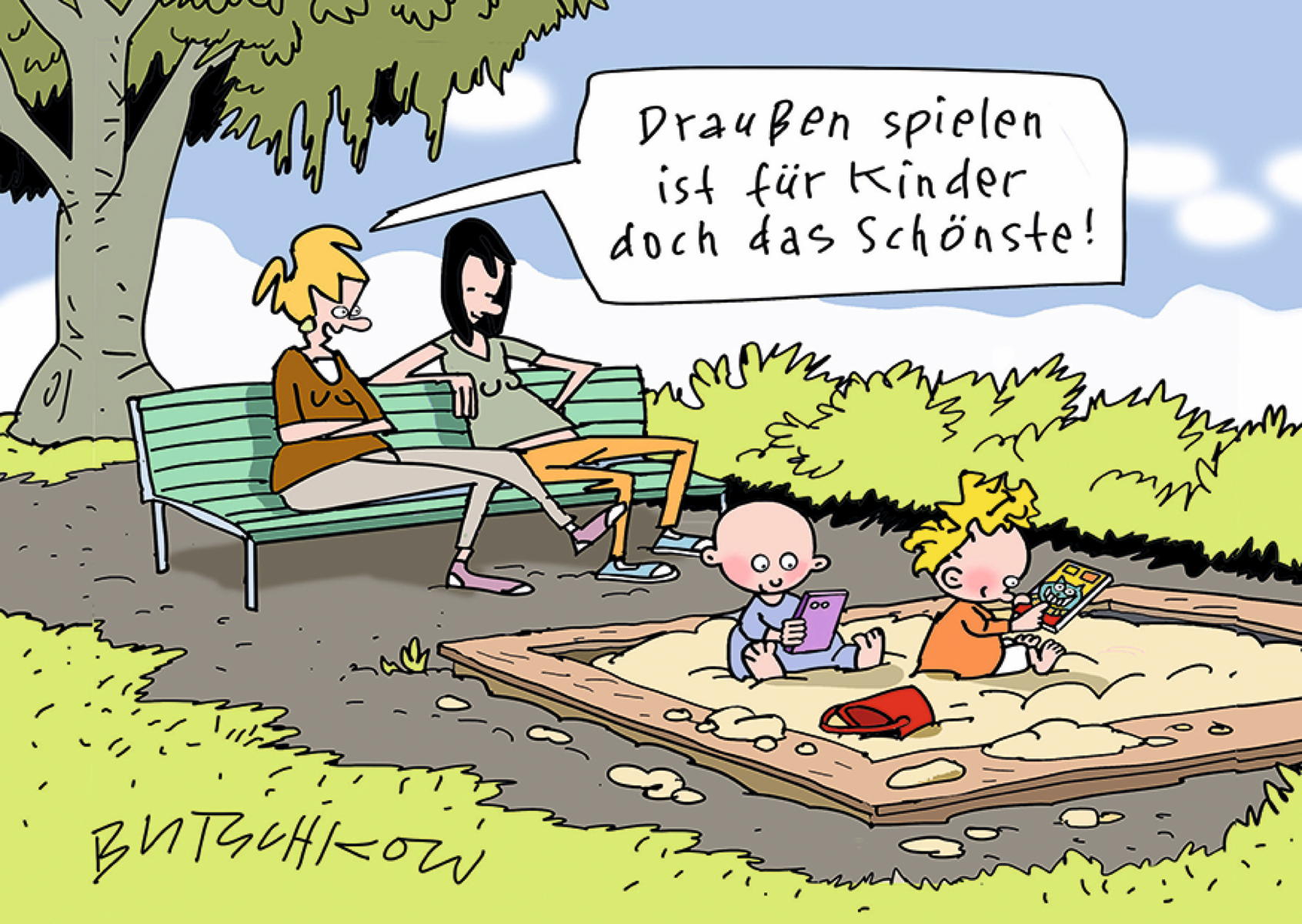 Draußen spielen Draußen spielen