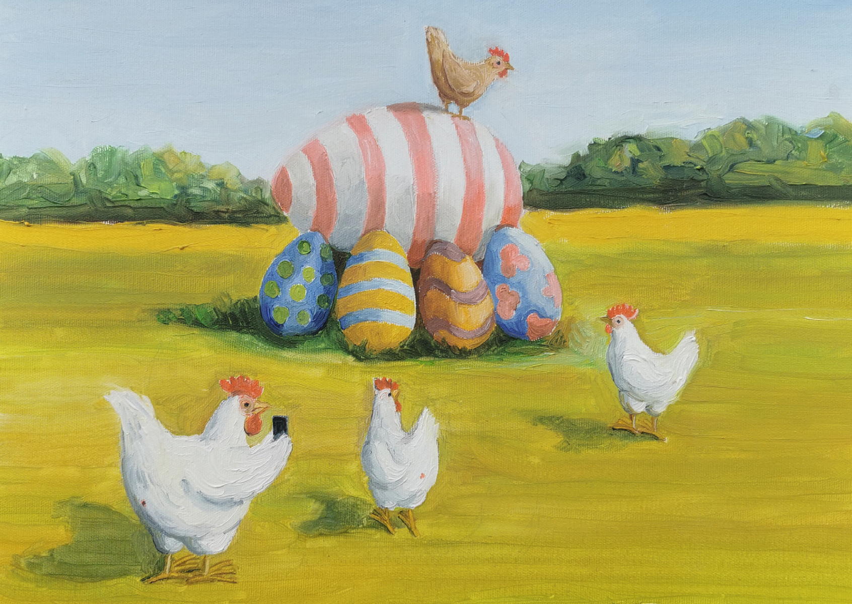 Prähistorisches Hühnergrab