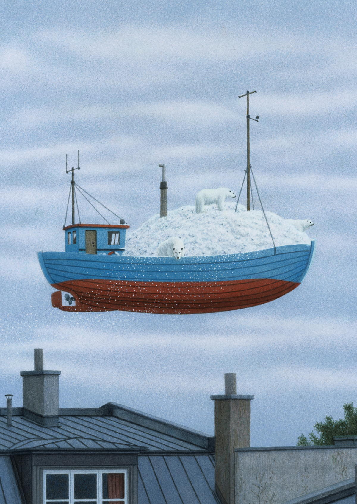 Boot und Eisbären